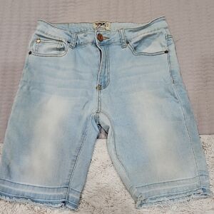 Light Blue Denim Shorts